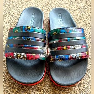 Adidas Lego Ninjago slip on sandals unisex or boys